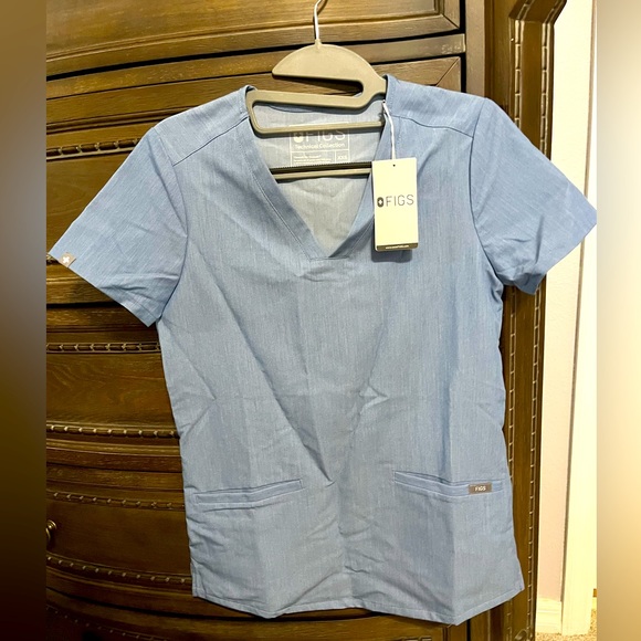 Figs heather indigo Casma tops - Picture 6 of 9